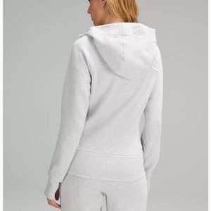 Lululemon scuba zip up hoodie heather gray